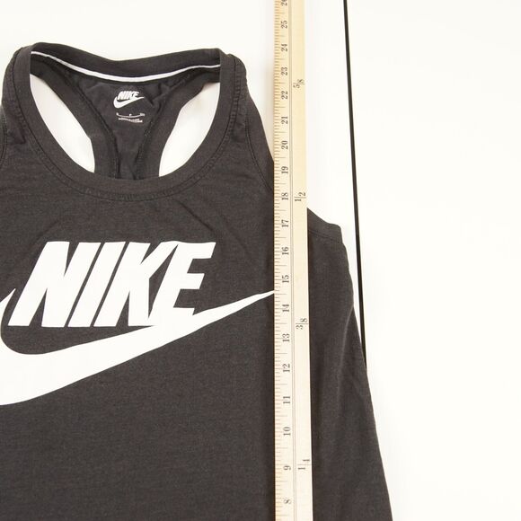 Nike Modal Cotton Blend Black Tank Top Womens Shirt Sz S - Picture 4 of 10